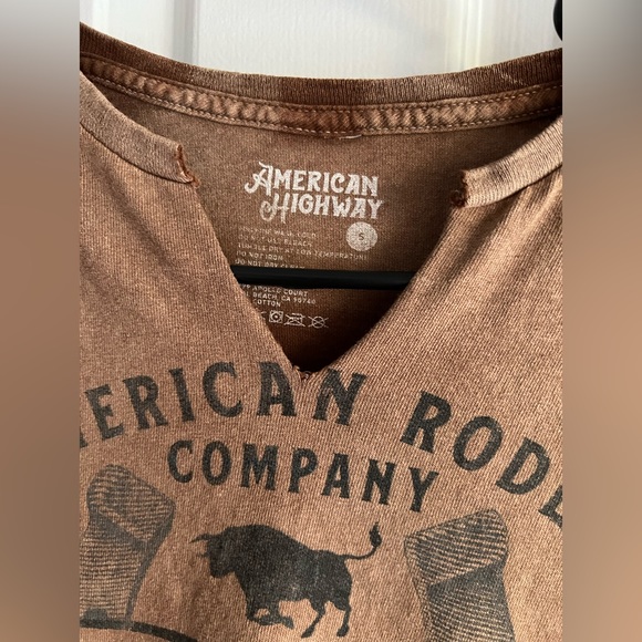 American Highway Rodeo Buckle T-shirt Small - Picture 3 of 3